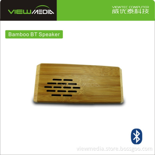 Low cost waterproof csr 5w portable wireless Bamboo Bluetooth speaker